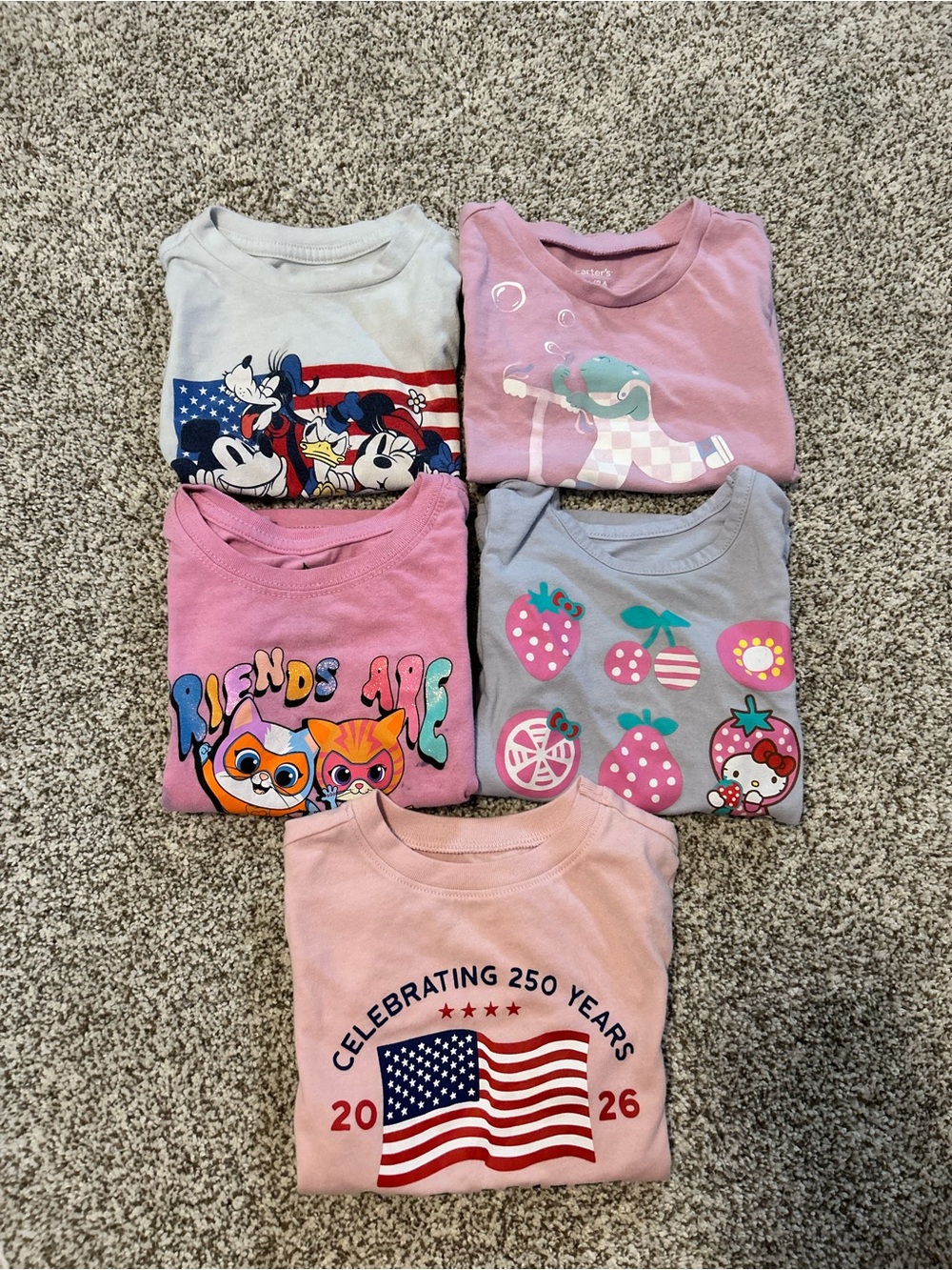 3T Girls Tshirts